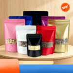 Colorful Matte Aluminum Windowed Stand-up Pouches