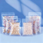Clear & Matte Flat Bottom Zipper Bags
