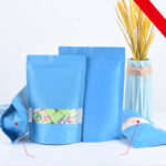 Colorful Matte Aluminum Windowed Stand-up Pouches - Image 3
