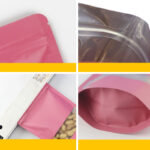 Colorful Matte Aluminum Windowed Stand-up Pouches - Image 2